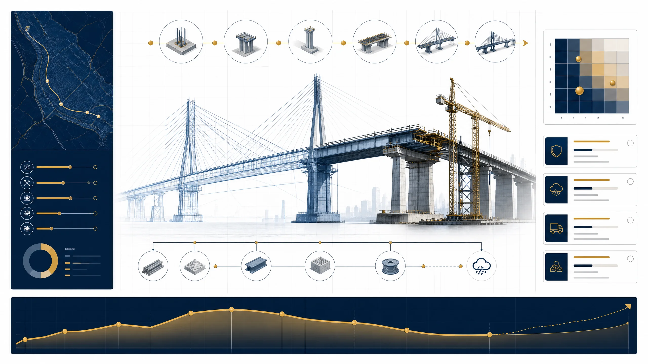 Construction and infrastructure risk intelligence visual